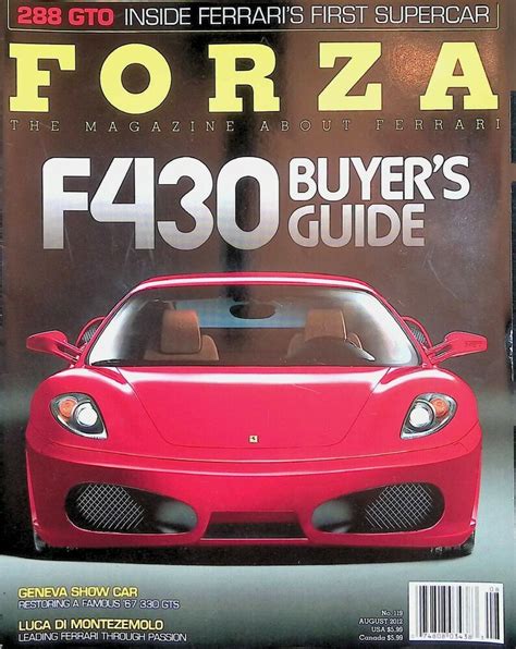 Forza Magazine Ferrari Issue 119 August 2012 F430 Buyers Guide 288