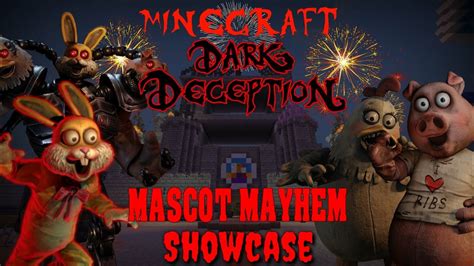 Minecraft Dark Deception Mascot Mayhem Showcasebehind The Scenes