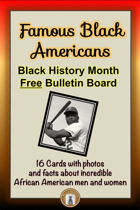 Printable Famous Black Americans Printable Famous Black American
