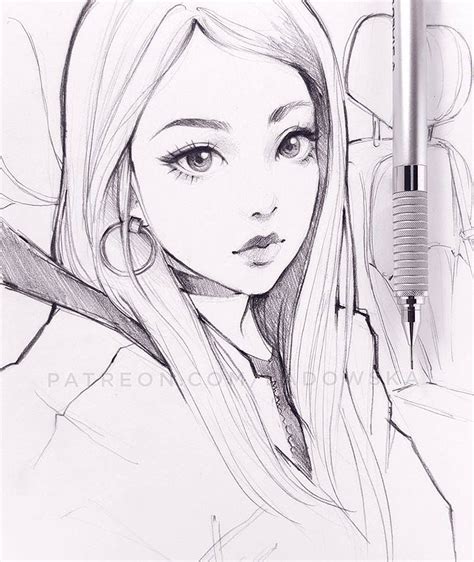 Anime Drawings Sketches Pencil Art Drawings Anime Sketch Cute