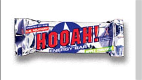Hooah Apple Cinnamon Bar Energy Bars Reviews Outside Online