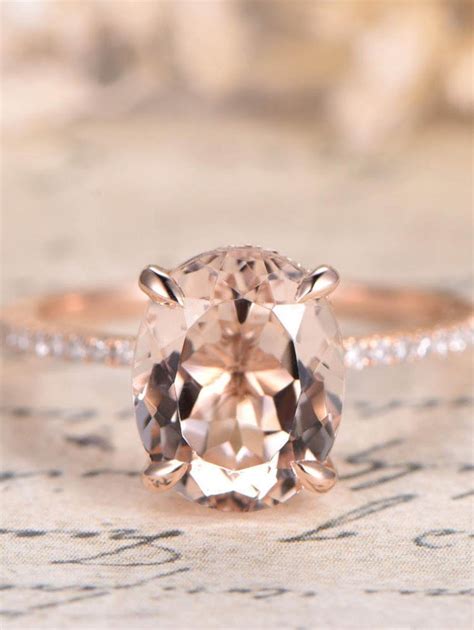 15 Romantic Morganite Engagement Rings