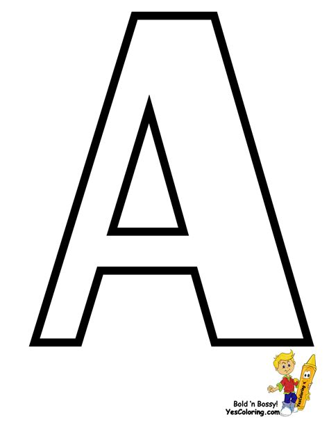 Traditional Free Alphabet Coloring Pages Learn Alphabets