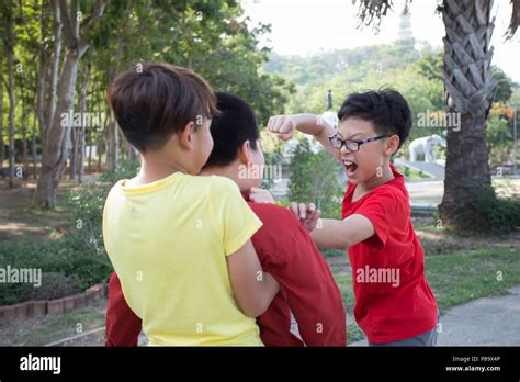 Boys Fight In Playground Hi Res Stock Photography And Images Alamy