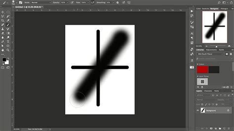 I then set my custom brush settings and added some fade properties to it so. How to Draw A Straight Line in Photoshop - Photo ...