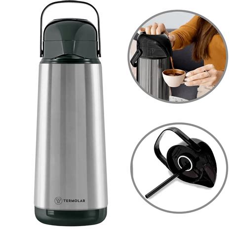 Garrafa Térmica Termolar Lúmina Aço Inox 18 Litros Pequerrucha
