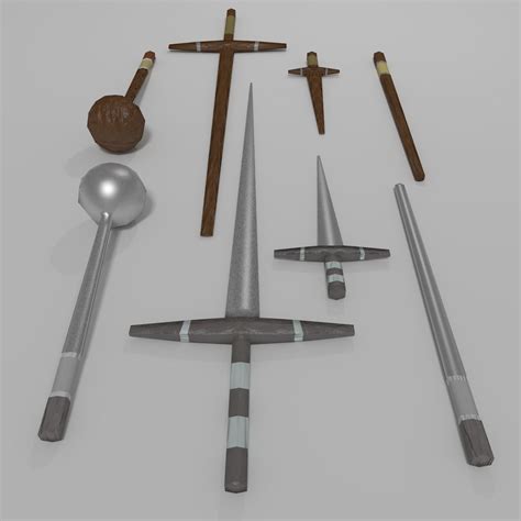 Melee Weapons Pack - Ancient 1 3D model | CGTrader
