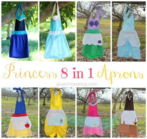 8 In 1 Princess Apron Tutorial Princess Aprons Princess Apron