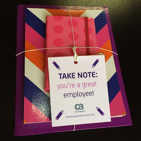 take note you re a great employee notebook set fun easy and inexpensive employee