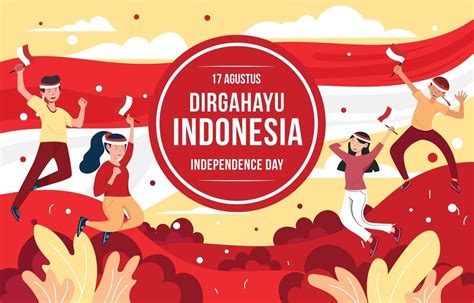 Indonesia Independence Day Illustration 2860253 Vector Art At Vecteezy