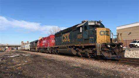 Csx Sd40 2 Leading A Detoured Cp 474 Youtube