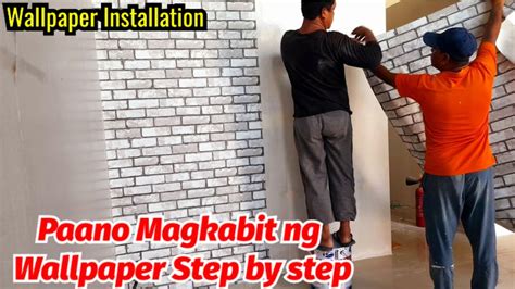 Pagkabit Ng Wallpaper Sa Wall Paano Wallpaper Installation On Ideas