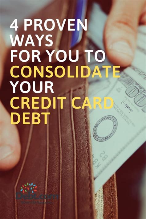 Credit Card Debt Consolidation How To Consolidate Debt