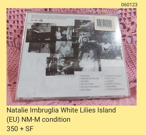 Natalie Imbruglia White Lilies Island Cd Unsealed On Carousell