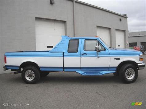 1995 Reef Blue Metallic Ford F250 Xlt Extended Cab 4x4 47005227 Photo