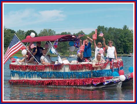 4th of july boat decorating. Pontoon Decorated for July 4th | Fourth of July ...