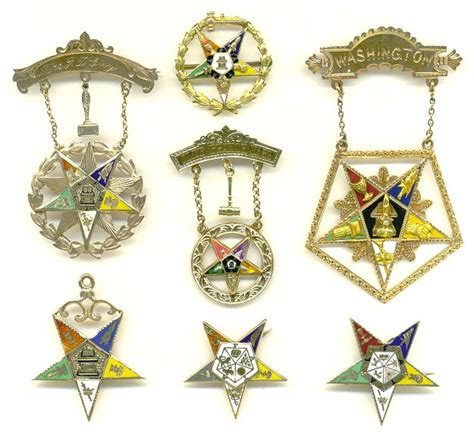 Order Of Eastern Star Jewelry And Fobs