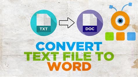 How To Convert Text File To Word Youtube