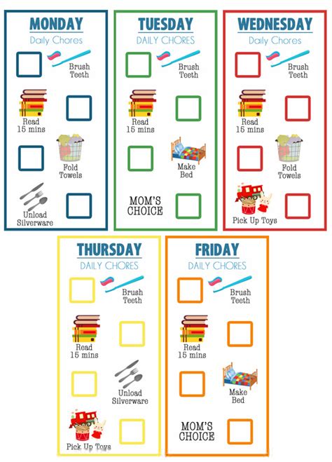 Free Clipart For Kids Chore Charts Free Images At Vector