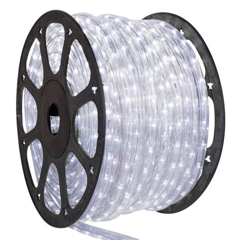 100ft Chasing White Led Rope Light 2 Wire — Led Rope Lights Canada