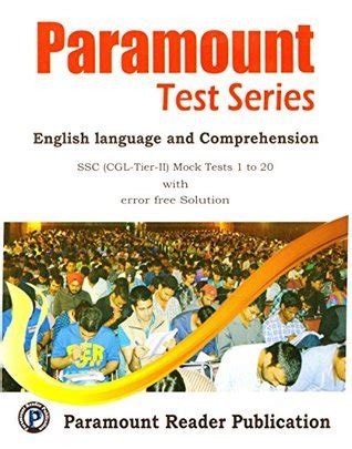 Paramount Test Series Of English Language Comprehension For SSC CGL