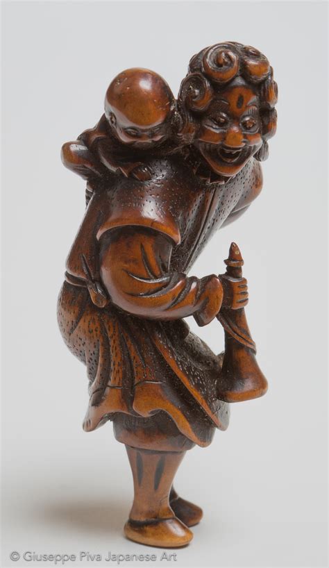 Netsuke were invented out of the necessity of preventing items that were hung on the person and carried netsuke — small, finely carved figures in ivory, wood, bone, lacquer, metal and porcelain. Wood netsuke of a Dutchman with karako and trumpet ...