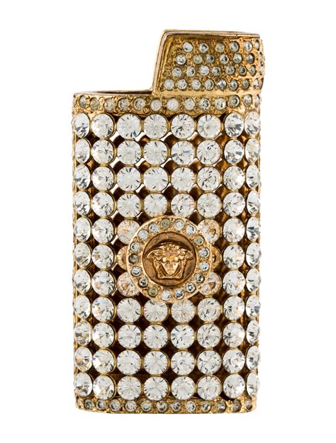 Versace Embellished Lighter Cover Decor And Accessories Ves27699