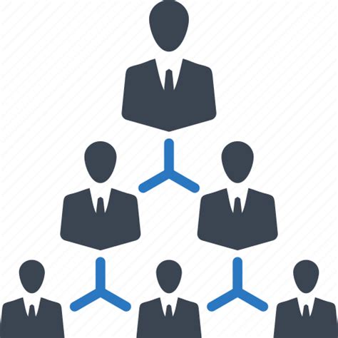 Business Corporate Hierarchy Leadership Team Icon