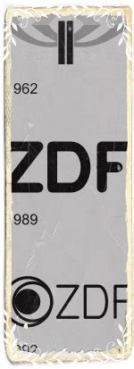 Senderlogo vom zweiten deutschen fernsehen seit 2001. 50 Jahre ZDF - so alt wird keine Sau!