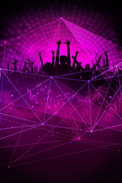 Nightclub Promotional Poster Material Background Wallpaper Image For