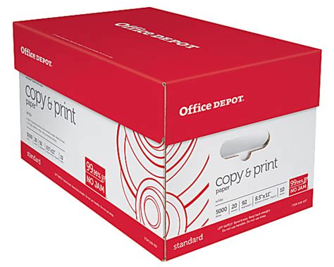 Office Depot Brand Multi Use Printer Copier Paper Letter Size 8 12 X 11