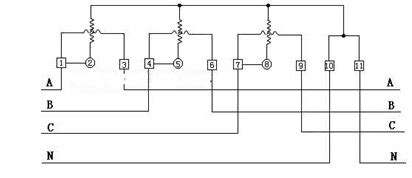 Maybe you would like to learn more about one of these? Three-phase Watt-hour Meter Schematic Diagram