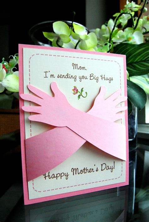 Mother S Day Card Hugs I Love You This Much Mothers Day Crafts Diy Mother S Day Crafts Diy