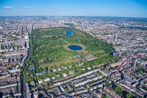 Hyde Park And Kensington Gardens Aerial Aerial Images London City Airport