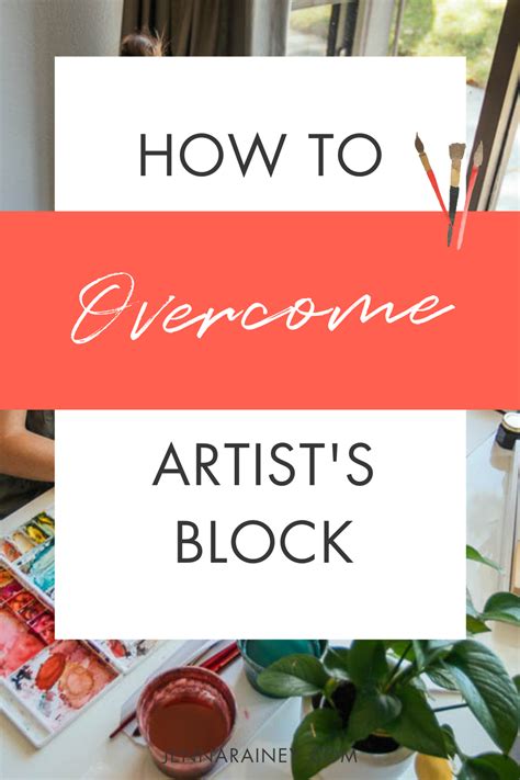 6 Steps To Overcome Artists Block