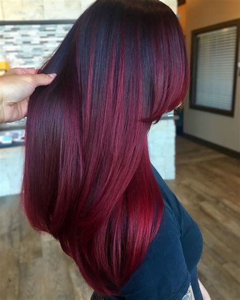 I Need This Dark Red Hair Color Red Ombre Hair Cool Hair Color