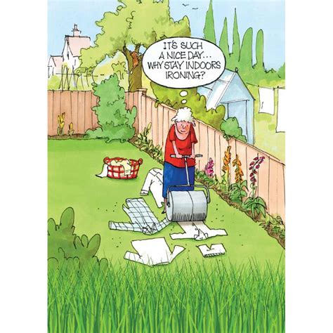 Gardeners Weakly Card Ironing