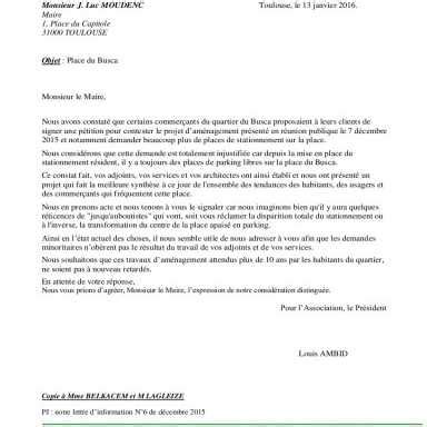 Lettre Demande De Salle Mairie Pour Association Tout Degorgement