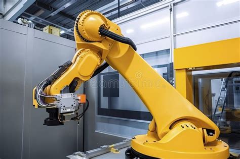 Industrial Machine Robot Smart Modern Factory Automation Using