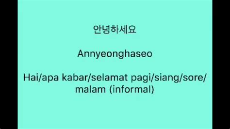 Cara Mengucapkan Arti Tulisan Korea YouTube