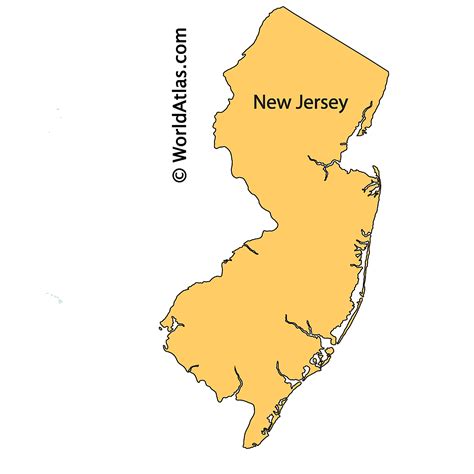 Mapas De Nueva Jersey Atlas Del Mundo