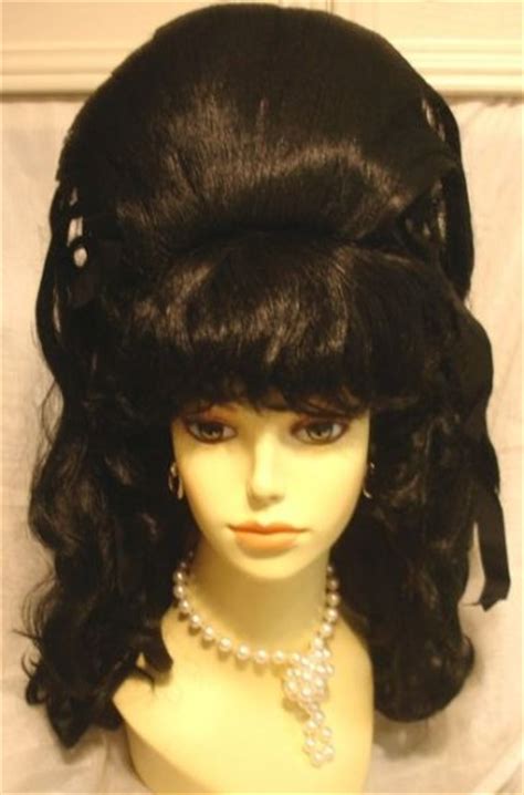 Black Beehive Big Hair Wig~sixties 60 S Costume~amy Winehouse