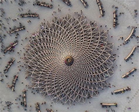 The Galaxia Temple At Burning Man Daily Overview