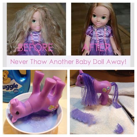 Fabric Softener Will Fix Any Doll Hair Well After Several Attempts