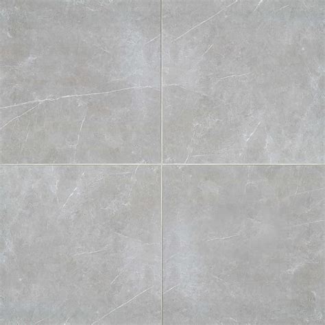 Troy 24 X 24 Floor And Wall Tile In Silver By Bedrosian Tile And Stone