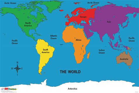 Elementary World Map Vwr