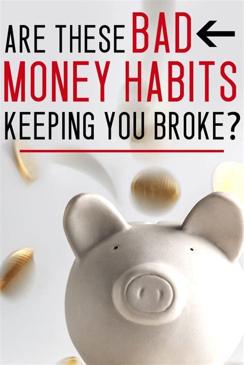 Bad Money Habits You Need to Ditch NOW (With images) | Money habits, Investing money, Habits