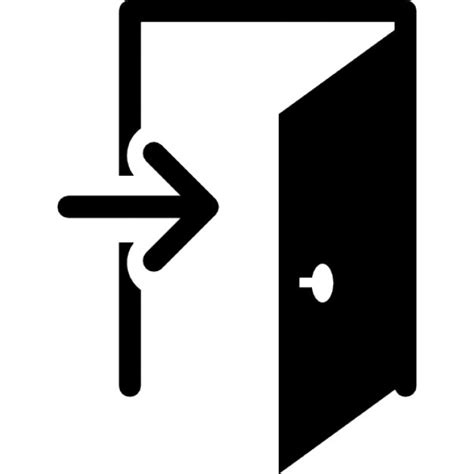 Door Exit Icons Free Download