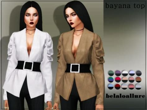 Simple Oversized Blazer With Leather Belt Enjoy Found In Tsr Category