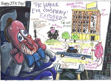 martin rowson on conspiracy theories cartoon comment is free the guardian